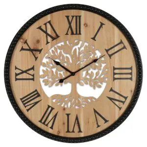 Reloj de pared árbol de la vida de MDF 60 cm