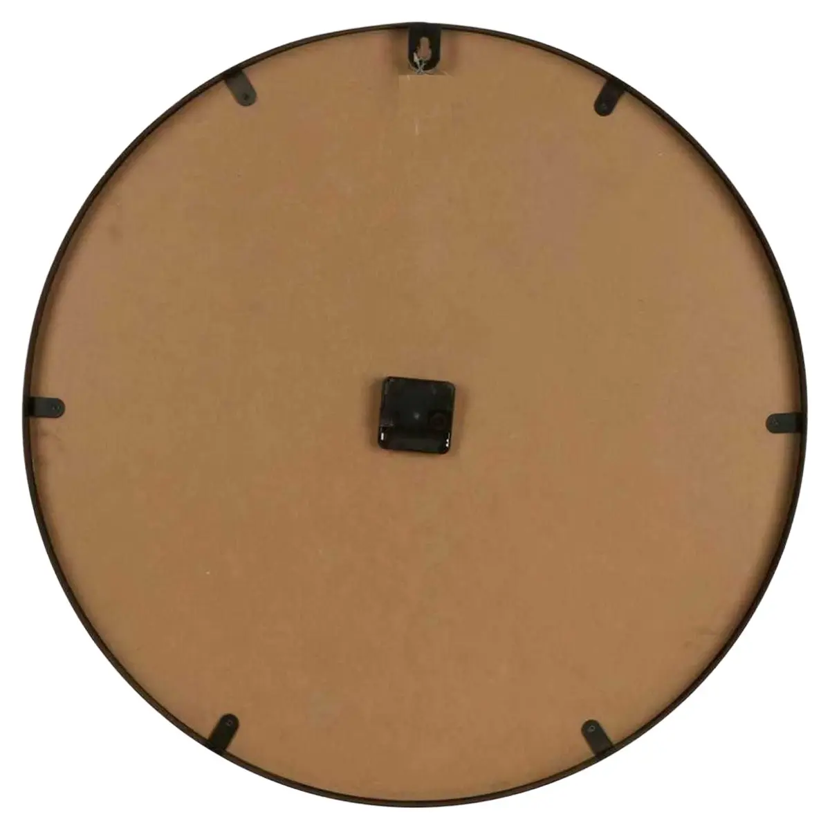Reloj de pared de MDF estilo industrial vista lateral