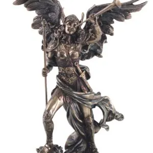 Arcángel Gabriel figura religiosa de resina