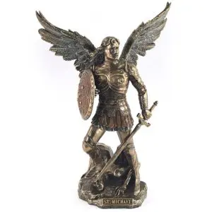 San Miguel figura resina 24 cm