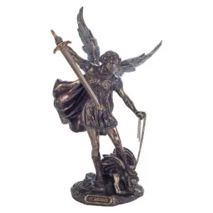 San Miguel figura resina 28 cm