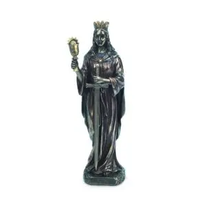 Figura de Santa Bárbara de resina 20,5 cm