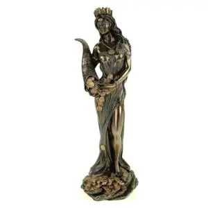 Diosa griega Fortuna figura de resina 29 cm