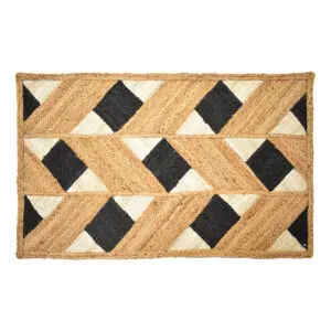 Alfombra de yute trenzado 120x70 cm