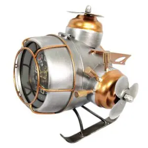Reloj de sobremesa turbina de metal