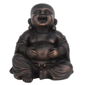 Figura de Buda de resina 25,5 cm