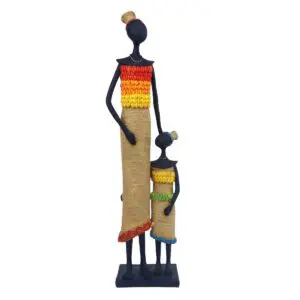 Figura africana de resina 51 cm