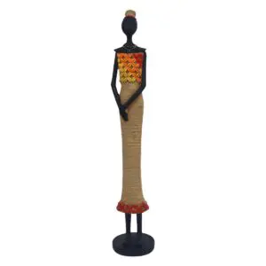 Figura africana de resina 44 cm