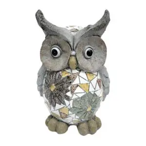 Búho decorativo de magnesia de 32 cm