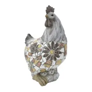 Gallo decorativo de magnesia 37 cm