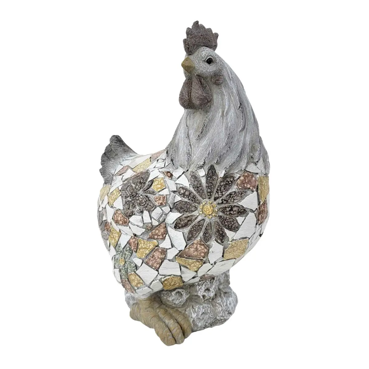 Gallo decorativo de magnesia 37 cm