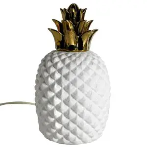 Lámpara piña de porcelana estilo bohemio