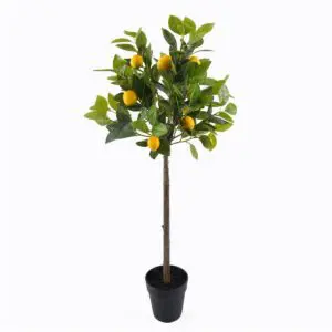 Árbol limonero decorativo de PVC 95 cm