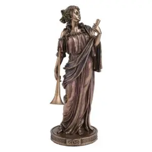 Clío musa griega de la historia figura de resina