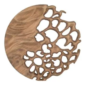 Adorno de pared de madera estilo bohemio