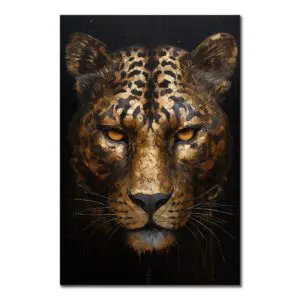 Cuadro leopardo 100x70 cm en lienzo