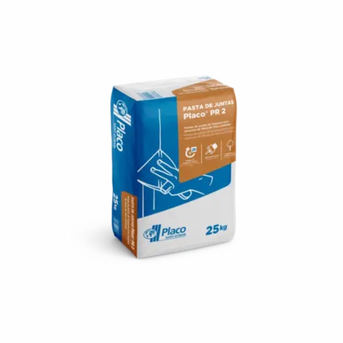 Pasta de juntas Placo PR 2 10 kg para sistemas de placa de yeso